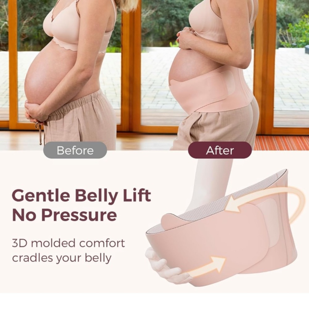 Momcozy Belly Band Pregnancy Maternity Support Belt - XL - Picture 4 of 9